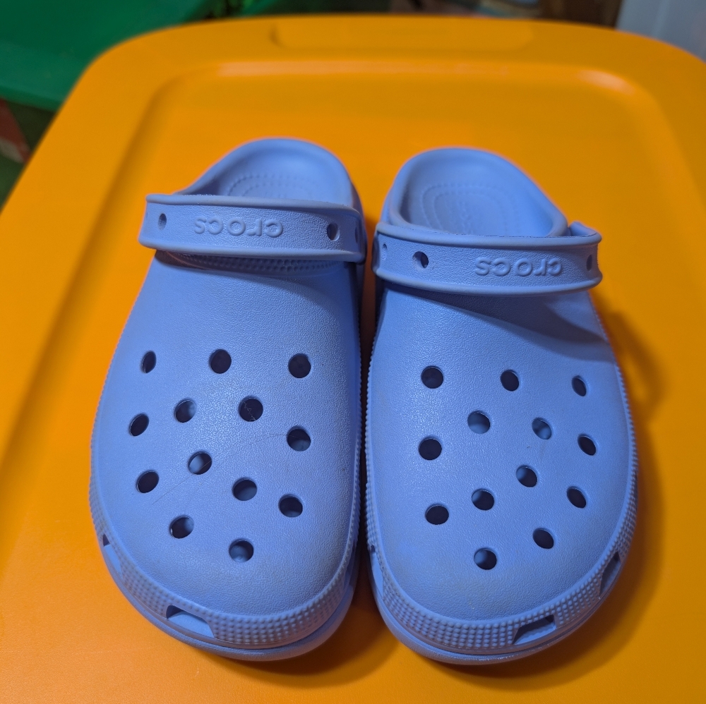 CROCS Kids Light Blue Water Shoes